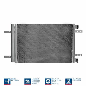 Condenseur, climatisation NISSENS 940458 pour KIA NIRO PureTech 110 - 110cv