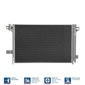 Condenseur, climatisation NISSENS 940732 pour VOLKSWAGEN MULTIVAN 2.0 TDI - 204cv