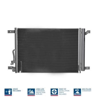 Condenseur, climatisation NISSENS 940974 pour CADILLAC STS 1.0 eTSI - 110cv