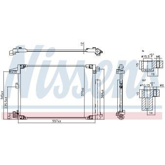 NISSENS 941001 - Condenseur, climatisation