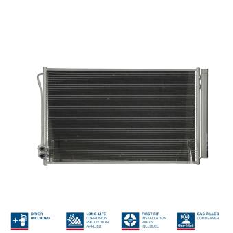 Condenseur, climatisation NISSENS 941054 pour MERCEDES-BENZ SPRINTER 314 CDI - 143cv