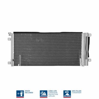 Condenseur, climatisation NISSENS 941224 pour HONDA CIVIC 1.5 VTEC - 182cv