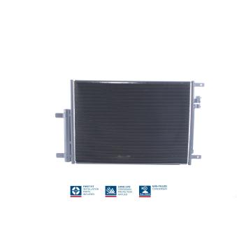 Condenseur, climatisation NISSENS 941288 pour JEEP COMPASS 2.0 CRD 4x4 - 170cv