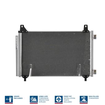 Condenseur, climatisation NISSENS 941296 pour CITROEN MEHARI BLUEHDI 110 - 110cv