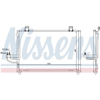 Condenseur, climatisation NISSENS 94422 Condenseur, climatisation NISSENS 94422