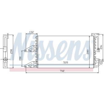 Condenseur, climatisation NISSENS 94566