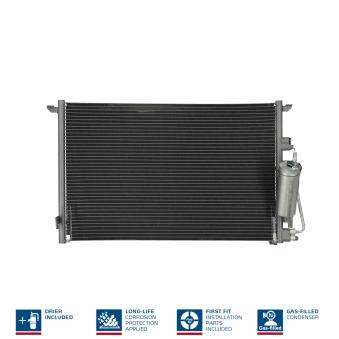 Condenseur, climatisation NISSENS 94675 pour VOLKSWAGEN FLIGHT 2.0 T - 210cv