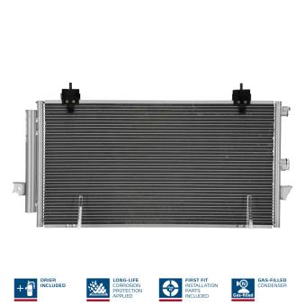 Condenseur, climatisation NISSENS 94741 pour TOYOTA RAV 4 2.0 VVTI 4WD - 150cv