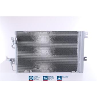 Condenseur, climatisation NISSENS 94807 pour KIA CLARUS 1.8 - 140cv