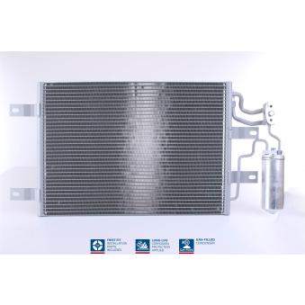 Condenseur, climatisation NISSENS 94882 pour OPEL MERIVA 1.3 CDTI - 69cv