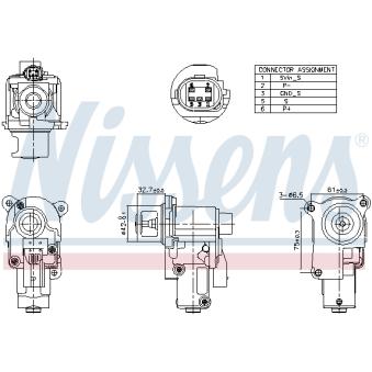 Vanne EGR NISSENS [98174]