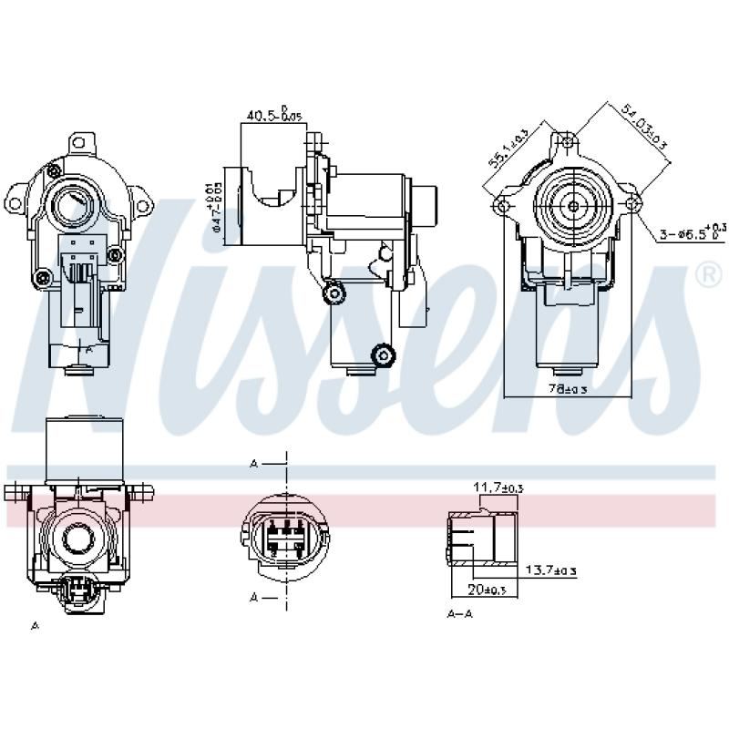 Vanne EGR NISSENS 98217 - Visuel 1