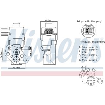 Vanne EGR NISSENS [98341]