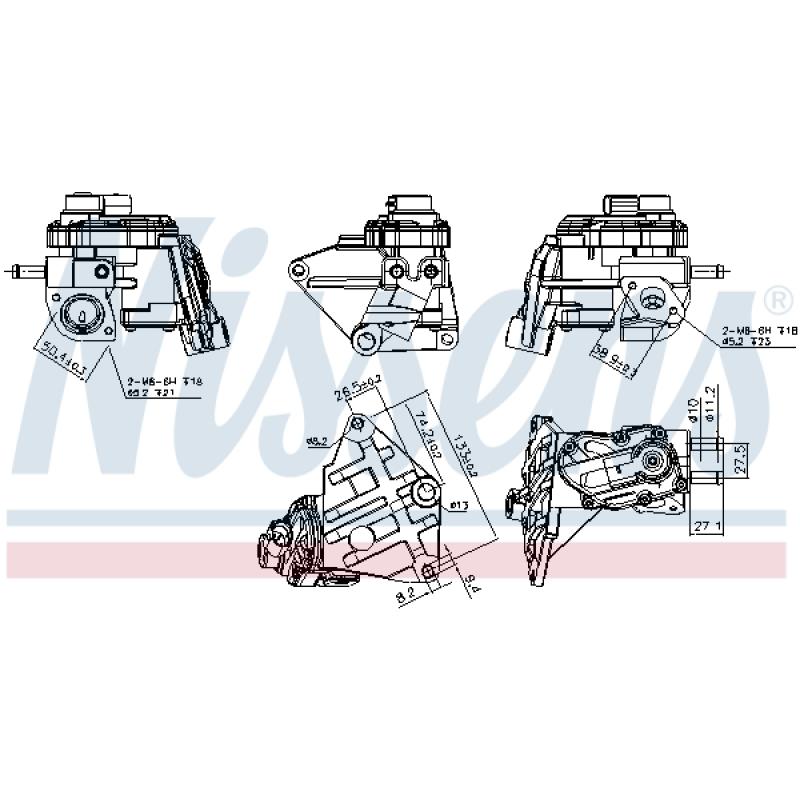 Vanne EGR NISSENS 98348 - Visuel 1