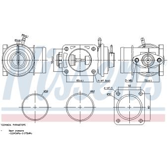 Vanne EGR NISSENS OEM 11712248139