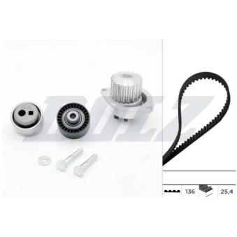 Pompe à eau + kit de courroie de distribution DOLZ [KD010]