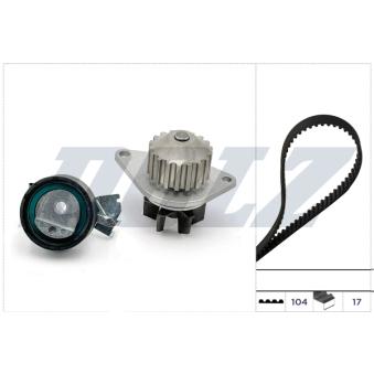 Pompe à eau + kit de courroie de distribution DOLZ [KD057]