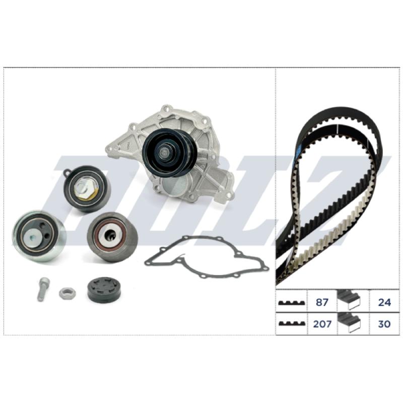 Pompe à eau + kit de courroie de distribution DOLZ KD107 - Visuel 1