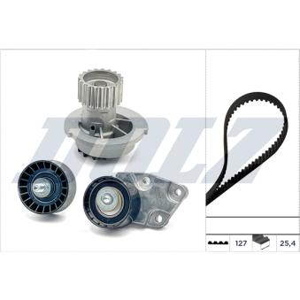 Pompe à eau + kit de courroie de distribution DOLZ KD144 pour DAEWOO KALOS 1.4 - 94cv