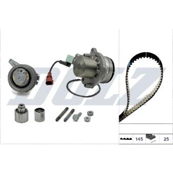 Pompe à eau + kit de courroie de distribution DOLZ KD153V pour MAZDA 6 1.6 TDI - 110cv