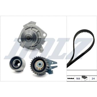 Pompe à eau + kit de courroie de distribution DOLZ KD190 pour VOLVO 940 2.4 - 170cv