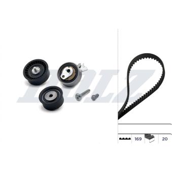 Kit de distribution DOLZ SKD065 pour OPEL CORSA 1.6 GSI 16V - 109cv