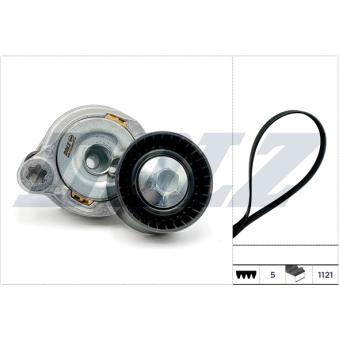 Jeu de courroies trapézoïdales à nervures DOLZ [SKD213A]