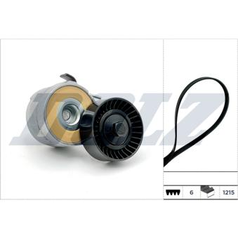 Jeu de courroies trapézoïdales à nervures DOLZ SKD224A pour IVECO DAILY 35C18. 35S18 - 176cv Jeu de courroies trapézoïdales à nervures DOLZ SKD224A pour IVECO DAILY 35C18. 35S18 - 176cv