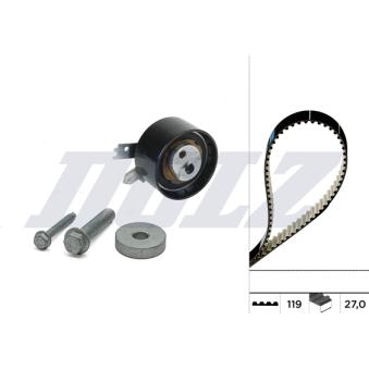 Kit de courroie crantée DOLZ SKD286 pour RENAULT KANGOO 1.5 dCi 95 - 95cv