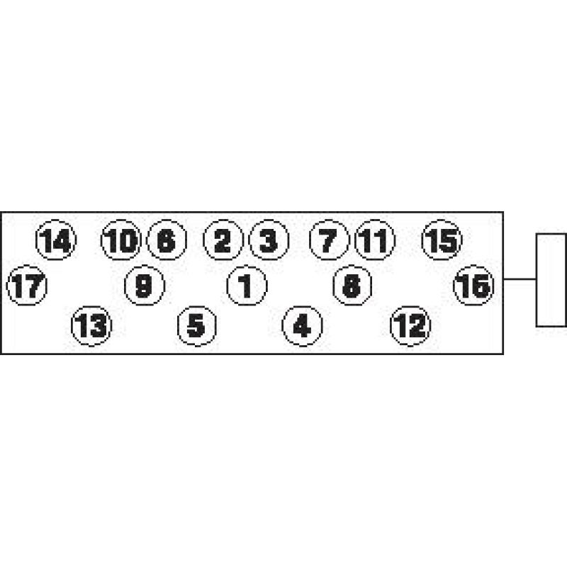 Jeu de boulons de culasse de cylindre PAYEN HBS010 - Visuel 1