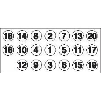 Jeu de boulons de culasse de cylindre PAYEN HBS077