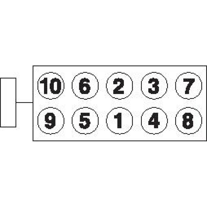 Jeu de boulons de culasse de cylindre PAYEN HBS082 - Visuel 1