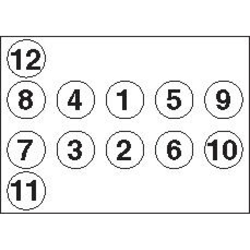 Jeu de boulons de culasse de cylindre PAYEN HBS252 - Visuel 1