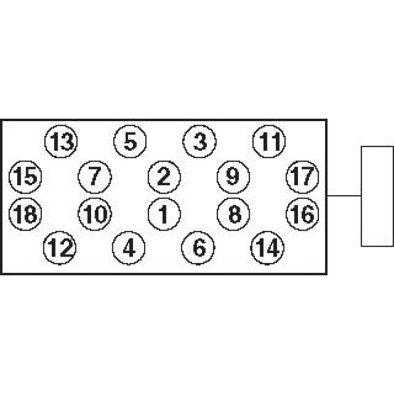 Jeu de boulons de culasse de cylindre PAYEN HBS295 - Visuel 1