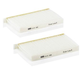 Filtre, air de l'habitacle MANN-FILTER CU 21 005-2 pour PORSCHE 911 2.5 CRDi - 110cv