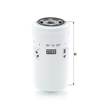 Filtre hydraulique, boîte automatique MANN-FILTER [WH 10 001]