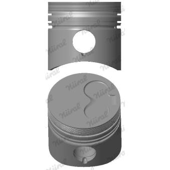 Piston NÜRAL 87-109500-00 pour RENAULT TRUCKS B 1.6 D - 54cv
