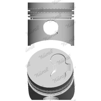 Piston NÜRAL 87-109811-10 pour VOLKSWAGEN CADDY 2.4 TD Intercooler - 122cv