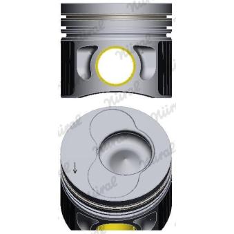 Piston NÜRAL 87-114900-15 pour VOLKSWAGEN PASSAT 1.9 TDI - 115cv