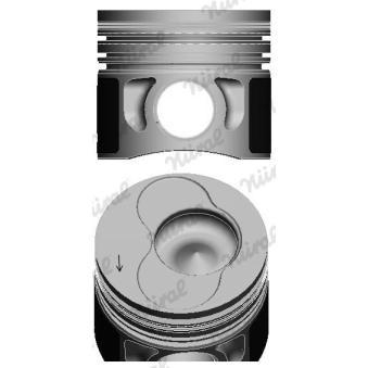 Piston NÜRAL 87-114900-35 pour VOLKSWAGEN BORA 1.9 TDI 4motion - 150cv