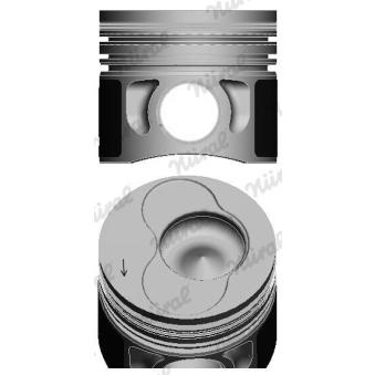 Piston NÜRAL 87-114907-35 pour VOLKSWAGEN BORA 1.9 TDI 4motion - 150cv