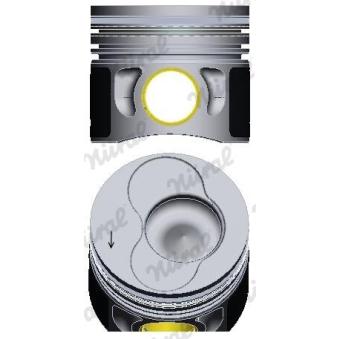 Piston NÜRAL 87-114907-45 pour VOLKSWAGEN BORA 1.9 TDI 4motion - 150cv