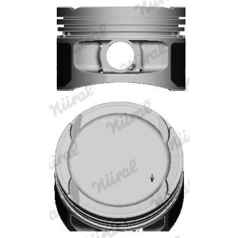 Piston NÜRAL 87-116100-00 pour SKODA FABIA 1.4 16V - 100cv