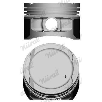 Piston NÜRAL 87-116107-00 pour SKODA FABIA 1.4 16V - 100cv