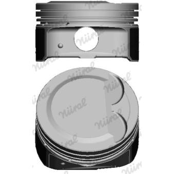 Piston NÜRAL 87-424807-00 pour RENAULT MEGANE 1.4 - 109cv
