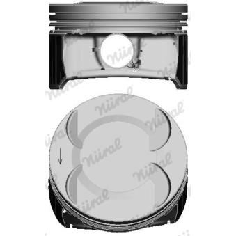 Piston NÜRAL 87-435307-00 pour OPEL ASTRA 1.6 - 116cv