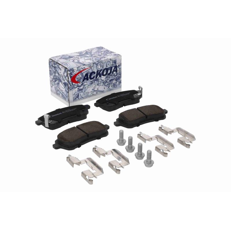 Jeu de 4 plaquettes de frein avant ACKOJA A32-0030 - Visuel 2