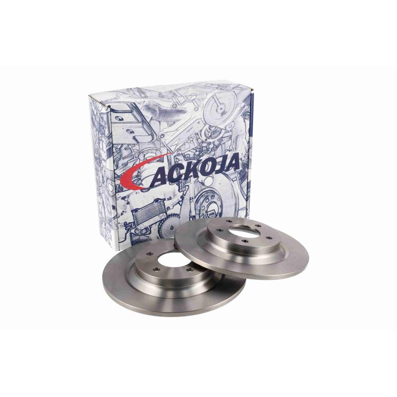 Jeu de 2 disques de frein arrière ACKOJA A32-40010 - Visuel 1