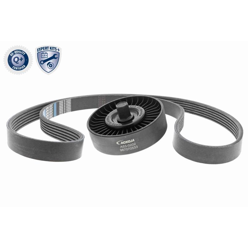 Jeu de courroies trapézoïdales à nervures ACKOJA A53-0202 - Visuel 1