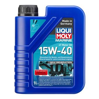 Huile moteur 15W40 Marine 4T – 1L LIQUI MOLY 25089